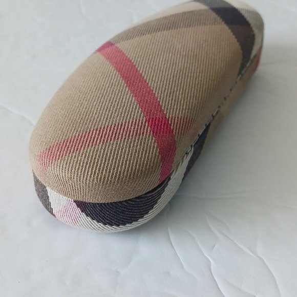 Burberry Check Hard Shell case for eyeglasses made in Italy - Picture 5 of 9